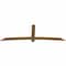 Ekena Millwork Bellingham Timber Gable Bracket, Western Red Cedar, 108"W x 36"H x 1 1/2"D x 5 1/2"F, 8/12 Pitch GBW108X36X0206BEL00SWR - alternate 3